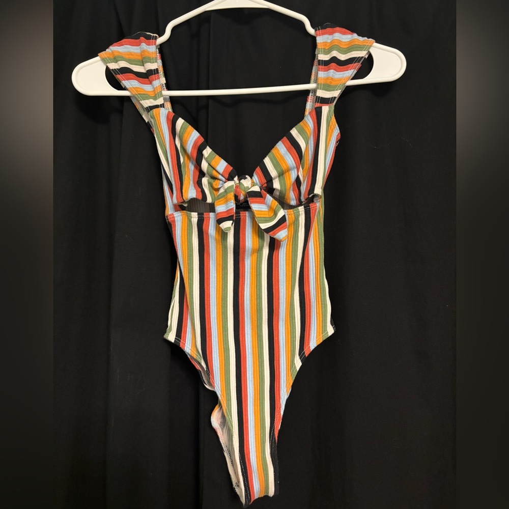 Urban Outfitters Multicolor Striped Bodysuit